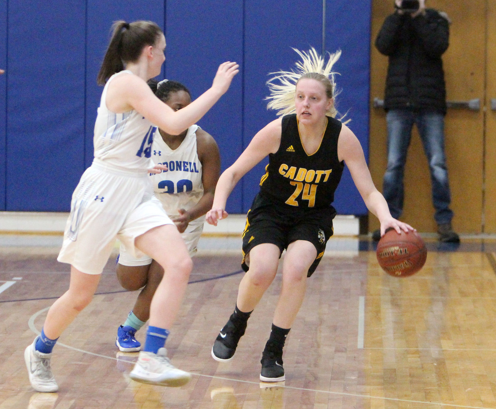 Cadott at McDonell girls basketball 2-14-20